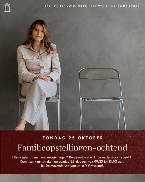 Instagram-post: Aankondiging familieopstellingen-ochtend 25 oktober